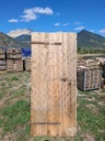 Porte ancienne de grange en bois ouverture gauche