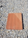 Tomette carrée en terre cuite 13,6m2