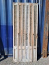 Persiennes en bois 2 x 3 vantaux (pour fenêtre d'un mètre)