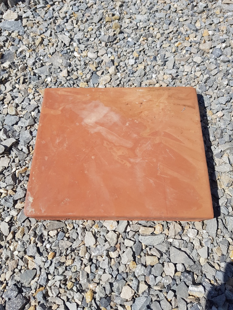 Tomette carrée en terre cuite 13,6m2